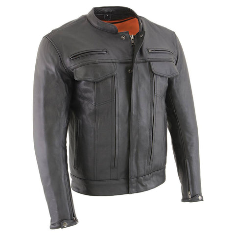 Cool-Tec Real Leather Scooter Jacket MLM1506