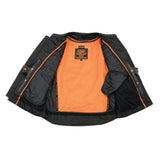 Stay Cool Black Leather Sporty Jacket MLM1526