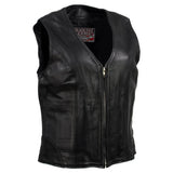 W Speed Queen' Leather Vest Made in USA MLVSL5003