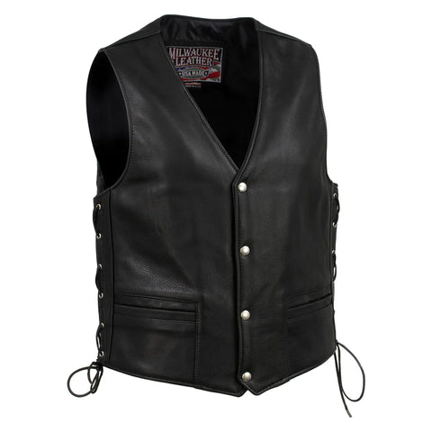Men's 'Gaucho' Extra Long Back Vest USA Made MLVSM5003
