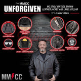 Men's Unforgiven MC Style Vintage MMC10005