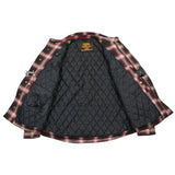 Plaid Mechanic Long Sleeve Flannel Biker Shirt MPM1637