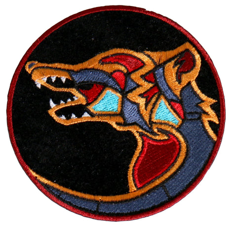 Native Wolf Patch 4" X 4"