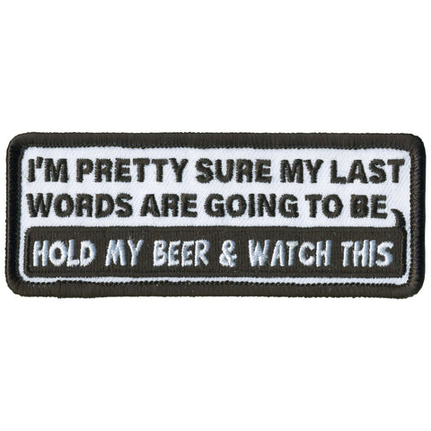 Hold My Beer-4" X 2"