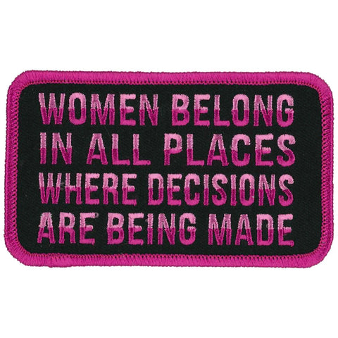 Women Belong-4" X 3"