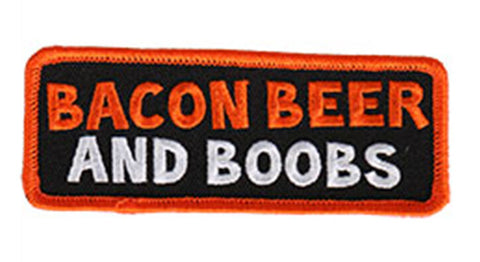 BACON BEER AND BOOBS-4" X 1"