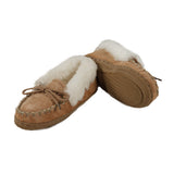 Men's Sheepskin Hardsole Moccasin Slipper