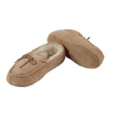 Men's Sheepskin Hardsole Moccasin Slipper