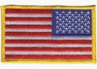 Right Arm Flag Yellow Boarder