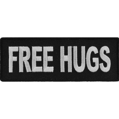 Free Hugs-3" X 1"