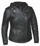 3 in 1 Lambskin Derringer Motorcycle Jacket 6841