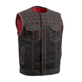 HORNET MEN'S CLUB STYLE MOTO MESH VEST