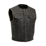 LOWSIDE HORNET MEN'S MOTORCYCLE PERFORATED VEST