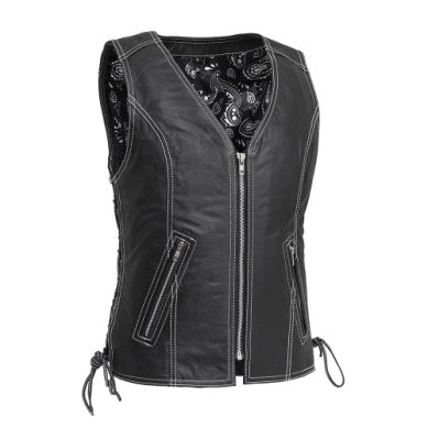 Cindy Leather Vest