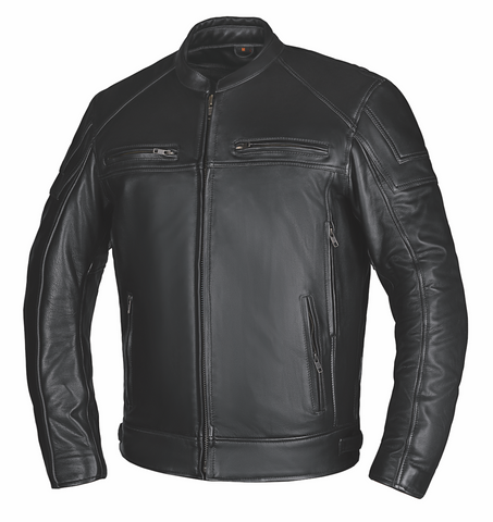 Padded Leather Jacket 6944 – Alaska Leather
