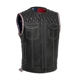 Captain Men's Motorcycle Vest Perforated
