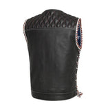 Captain Men's Motorcycle Vest Perforated