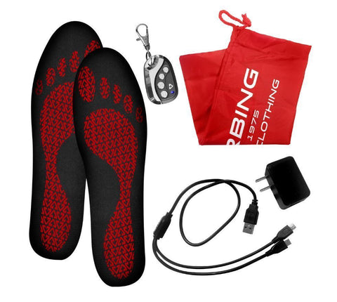 Gerbing 3V Rechargeable Heated Insoles with Remote