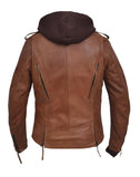 3 in 1 Lambskin Derringer Motorcycle Jacket 6841