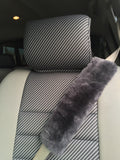 Sheepskin Seatbelt Cover