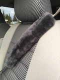 Sheepskin Seatbelt Cover