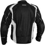 Firstgear Mesh Tex Jacket Black Back