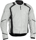 Firstgear Mesh Tex Jacket Silver Front